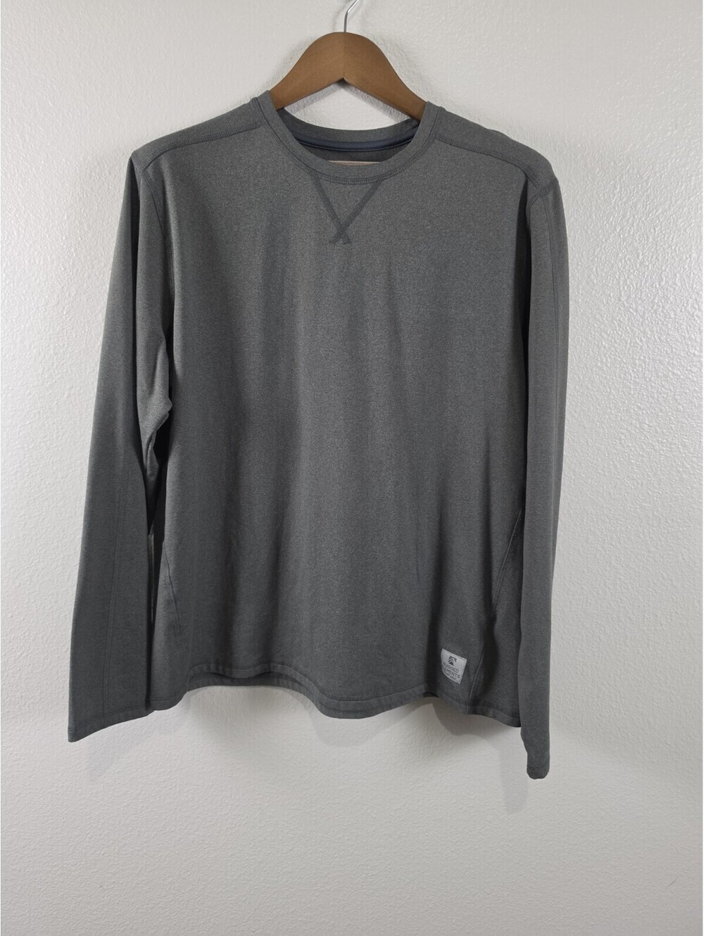 Rugged Elements Performance Shirt Mens L Gray Long Sleeve Utility Stretch Tee